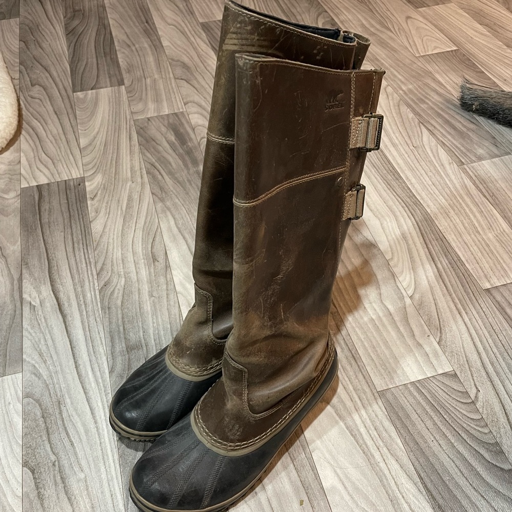 Sorel Slimpack Tall II Women's Leather Boots